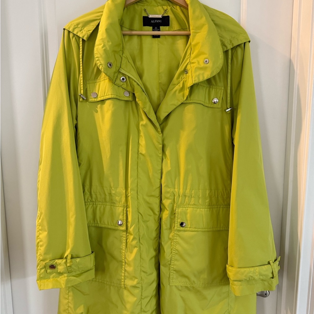 Alfani Women's Bright Green Utility Jacket